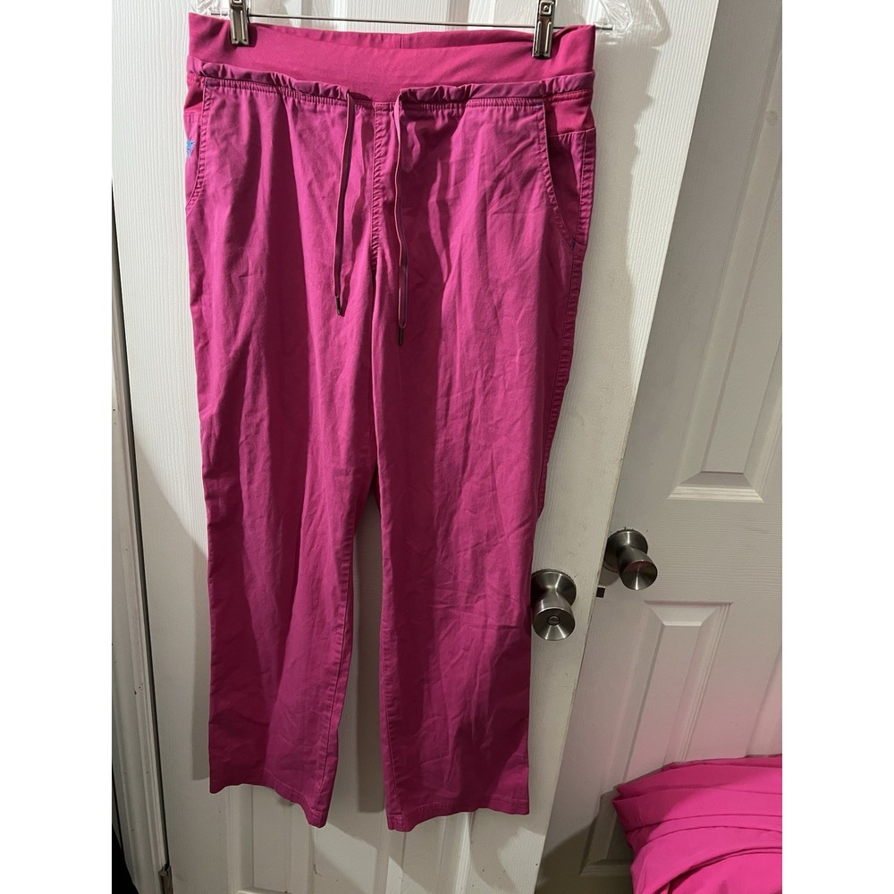 Med Couture Scrub Pants Size‎ Small Dark Pink